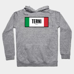 Terni City in Italian Flag Colors Hoodie